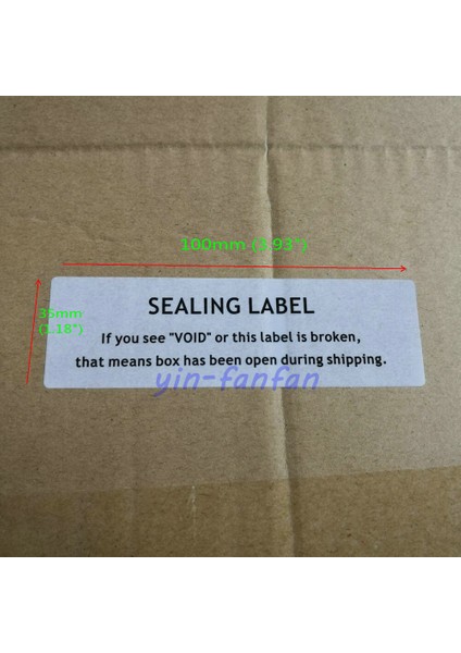 Garanti Stickerı Çıkarıldığında Bozulur Korumalı Güvenlik Etiketi Wvır - (Yurt Dışından) fiyatları