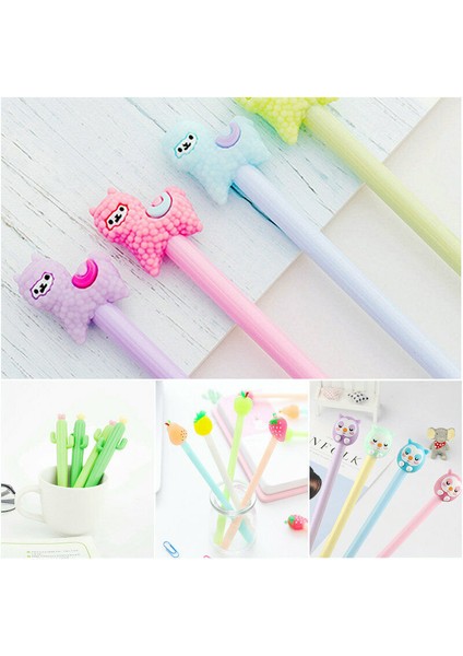 6 Adet Lama Alpaka KALEM#122 Sevimli Kawaii Karikatür Jel Mürekkep Kalem Tükenmez Kalem Öğrenci Kalem Kutusu Ofis Yazma - E-Ticaret Ürünü (Yurt Dışından) fiyatları