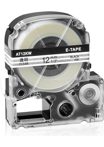 Epson ST12KW Uyumlu 5pk Siyah Baskı Şeffaf Etiket Şeridi (Yurt Dışından) modelleri