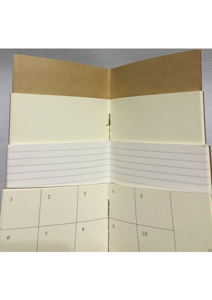 Orta Seyahat Günlüğü Defteri Not Defteri Için 6x4 1 Boş Kağıt Dolgu Yedekleri (Yurt Dışından)