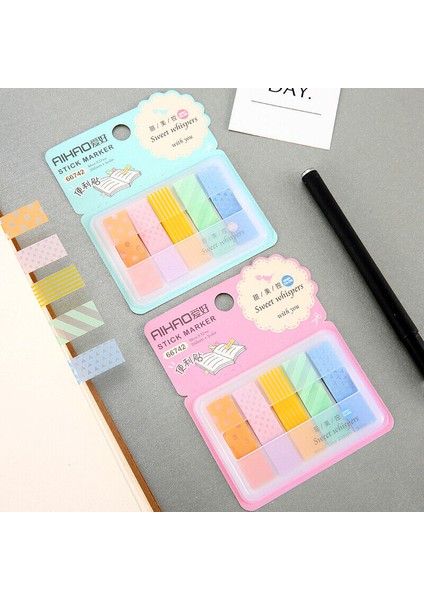 Sevimli Şeffaf Yapışkan Notlar Planlayıcı Etiketler Kitap Işaretleme Sayfa Işaretleyicileri Endeks (Yurt Dışından)