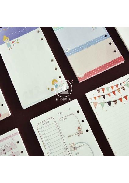 Haftalık Plan Stili A5 Renkli Karikatür Ajanda Takvim Içi Dolgu Kağıt Defter Günlük Planlayıcı #js (Yurt Dışından)