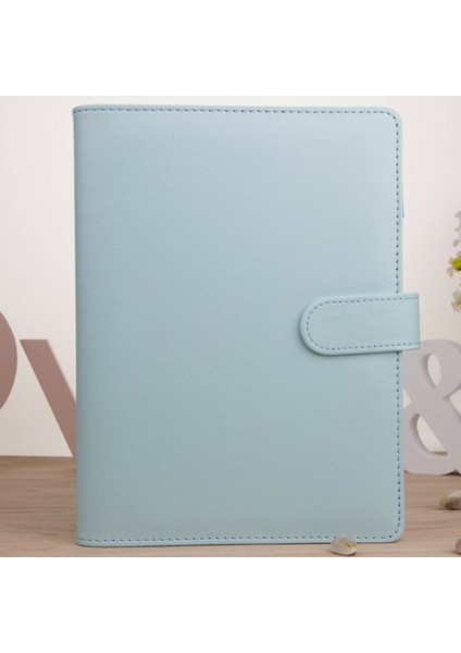 A6 Light Blue A5 A6 Haftalık Aylık Planlayıcı Günlük Klasik Gevşek Yapraklı Halka Bağlamalı Defter Takvimi (Yurt Dışından)