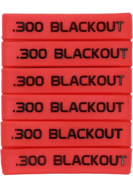 Kırmızı-Siyah 6'lı Paket Aolameg Blackout Dergiler Için Bandaj Kauçuk Bantlar - E-Ticaret Ürün Başlığı (Yurt Dışından)