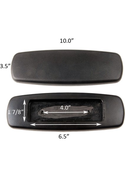 Hon Ofis Sandalyesi Parçaları Kol Pedleri Kol Dayanağı Yedek 4 Montaj Deliği (Yurt Dışından)