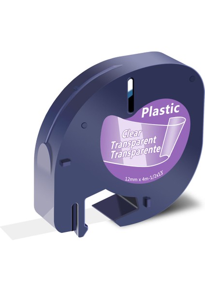 Dymo Letratag Plus L Plastik Dolumlar Siyah Üzeri Şeffaf Bant Etiket - 3 Adet (Yurt Dışından) fiyatları