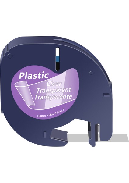 Dymo Letratag Plus L Plastik Dolumlar Siyah Üzeri Şeffaf Bant Etiket - 3 Adet (Yurt Dışından) modelleri