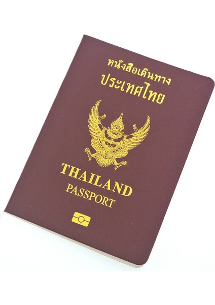 Tayland Kuzey Kore Pasaport Defteri Taklit Seyahat Günlüğü Dergi Öğrenci Hediye (Yurt Dışından)