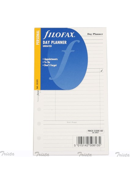 Filofax Kitap Kişisel Tarihsiz Günlük Planlayıcı Ajanda Not Kağıdı Yenileme Ekleme (Yurt Dışından)