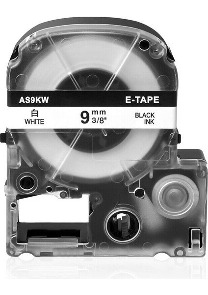 Beyaz Üzerine Siyah 9mm Epson Lk Labelworks King Jim Teprapro K-Sun Labelshop Bant Etiket Uyumu (Yurt Dışından)
