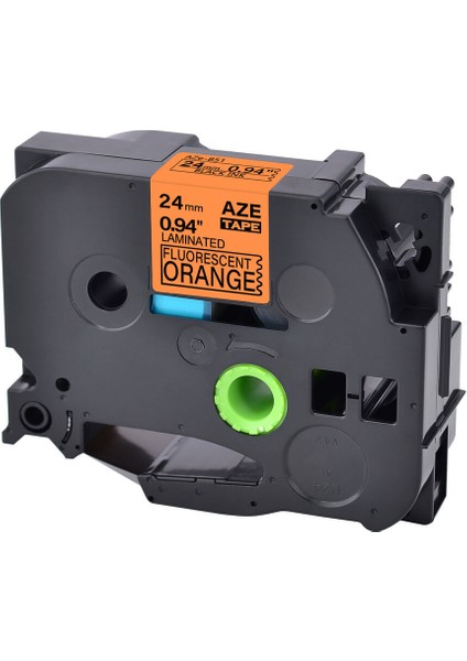 Brother PT330 Için TZE-B51 TZ-B51 Siyah Üzeri Floresan Turuncu 24MM Etiket (Yurt Dışından) fiyatları