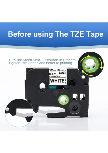 4 Paket Tarzı 24MM Uyumlu Brother Etiket Bantı P-Touch Etiket Makinesi Lot Uk (Yurt Dışından) fırsatları