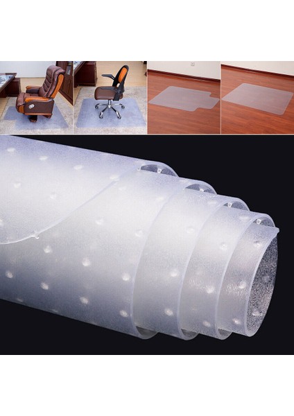 Dudaklı Stil Düz Pvc Plastik Kaymaz Ev Ofis Sandalye Masası Matı Zemin Bilgisayar Halı Koruyucu (Yurt Dışından) fiyatları