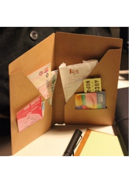 Orta Boy Midori Seyahat Defteri Günlük Yedek Için 9x5 Standart Kraft Kağıt Cep - Türkçe (Yurt Dışından) fiyatları