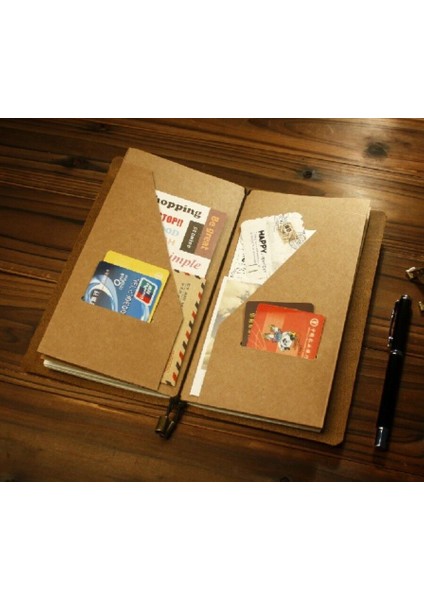 Orta Boy Midori Seyahat Defteri Günlük Yedek Için 9x5 Standart Kraft Kağıt Cep - Türkçe (Yurt Dışından) modelleri