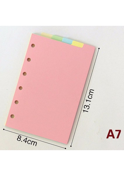A7 5 Adet A5A6 Indeks Çok Renkli Kağıt Sekmeli Bölücü Iç Dolgu Defter Yeni#s (Yurt Dışından)