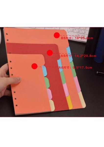 A7 5 Adet A5A6 Indeks Çok Renkli Kağıt Sekmeli Bölücü Iç Dolgu Defter Yeni#s (Yurt Dışından) fırsatları