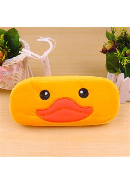 Ördek Sevimli Çizgi Film Çoklu Desenler Kalem Kutusu Kozmetik Çanta Cüzdan Makyaj Çantası Kırtasiye Hediye (Yurt Dışından)