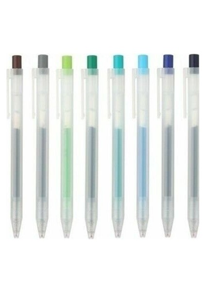Kırmızı Stil 1 Parça Mujı Moma Jel Mürekkepli Tıkla-Kalem 4 Renkli Pürüzsüz Kalem (Yurt Dışından) modelleri