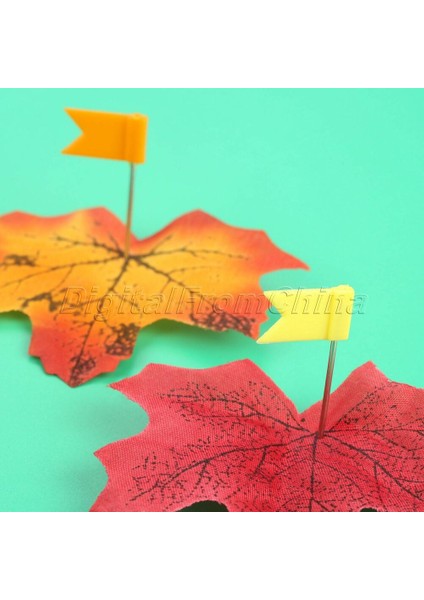 Beyaz Bayrak Şekilli Çivi Başparmak Pano Fotoğraf Harita Pulu (Yurt Dışından) fırsatları