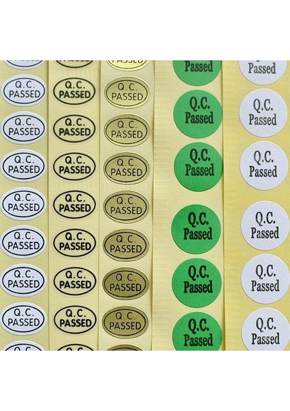 13 mm Beyaz 1 Sayfa Kendinden Yapışkanlı Kontrol Edildi Onaylı Etiketler Stickerlar Ev Okul Ofis (Yurt Dışından) fiyatları