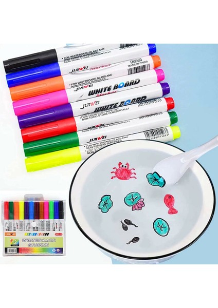 8 Adet Yüzer Kalem Sihirli Su Boyama Kalemi Büyücü Doodle Çizim Kalemleri (Yurt Dışından) fiyatları