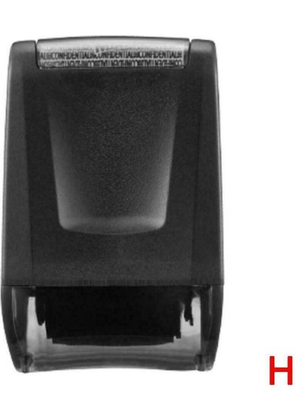 Siyah Kimlik Hırsızlığı Koruma Rulosu - Gizli Bilgilerinizi Koruyun ve Özel Hayatınızı Güvence Altına Alın P7O9 (Yurt Dışından)