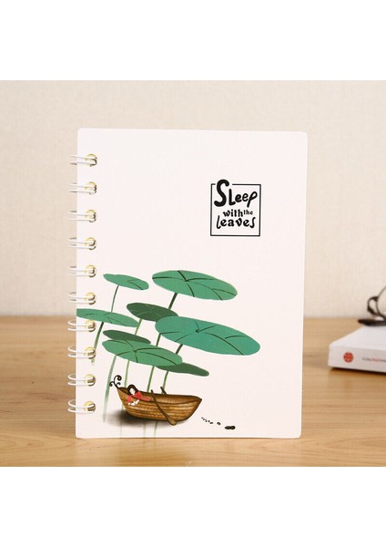 1 Adet Kore Sevimli Kalın Kapaklı Defter Çizim Günlüğü Kitap Boş Günlük (Yurt Dışından)