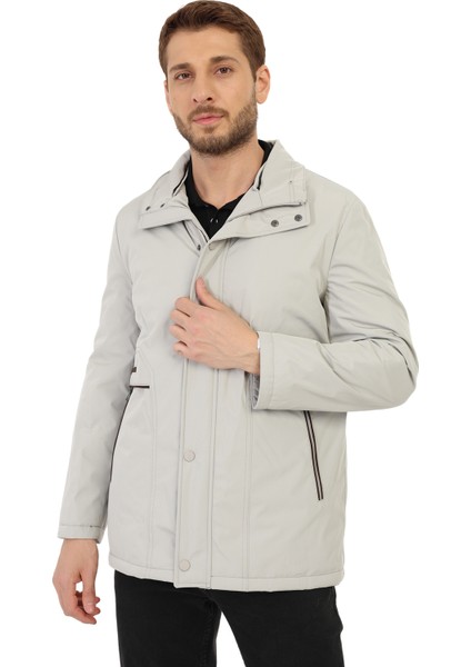 Regular Içi Kapitoneli Taş Rengi ( Çıkarılabilir Kürklü Yaka ) Kaban fırsatları