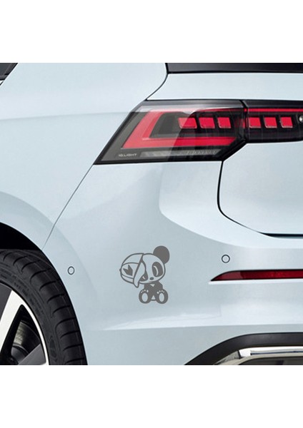 Jdm Panda Sticker Model 2 - Jdm Sticker - Oto Sticker - Araba Sticker - Araç Sticker - Cam Sticker