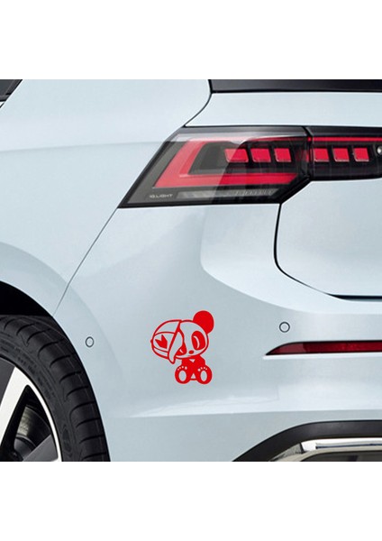 Jdm Panda Sticker Model 2 - Jdm Sticker - Oto Sticker - Araba Sticker - Araç Sticker - Cam Sticker