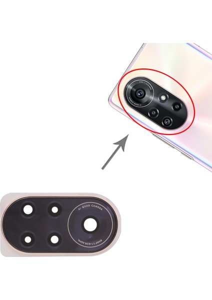 Huawei Nova 8 Pro 5g Için 10 Adet Kamera Lens Kapağı (Yurt Dışından)