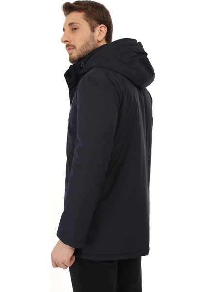 Regular Dizüstü Lacivert ( Çıkarılabilir Kapüşonlu ) Kaban modelleri