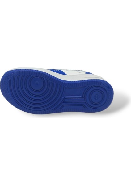 Siyah Beyaz Sax Mavi Bantlı Çocuk Spor Ayakkabı indirimleri