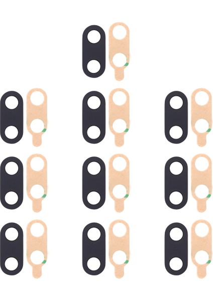 Huawei Honor 10 Için 10 Adet Arka Kamera Lensi Yapışkanlı (Yurt Dışından)