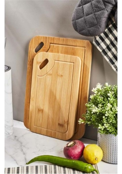 Bambu 2li Kesme Tahtası