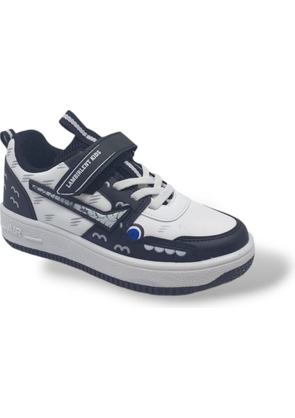 Siyah Beyaz Bantlı Çocuk Spor Ayakkabı fiyatları