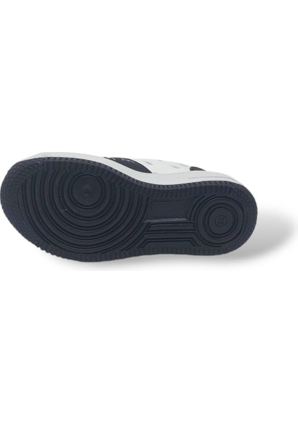 Siyah Beyaz Bantlı Çocuk Spor Ayakkabı indirimleri