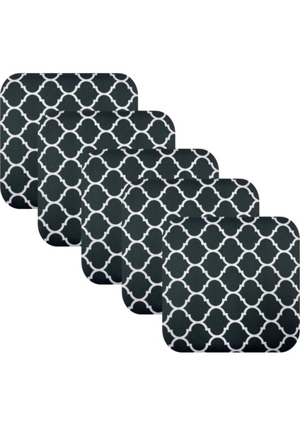 Knsz oturma minderi 5 li mazlum viona kumaş tel sandalyesi oturma yeri için