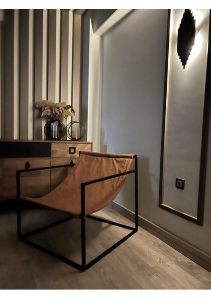 Modern Dekoratif Metal Ayaklı Berjer Salon Oturma Odası Balkon Berjeri fiyatları