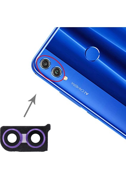 Huawei Honor 8x Için Kamera Lens Kapağı (Yurt Dışından)