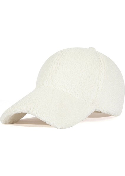 Orta Yaşlı ve Yaşlılar Için Kış Kore Beyzbol Şapkası Kadınlar Için Kalınlaşmış Sıcak Ördek Şapkası Rüzgar Geçirmez ve Soğuk Kuzu Peluş Şapka (Yurt Dışından)