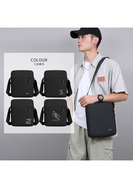 Yeni Erkek Crossbody Çanta Büyük Kapasiteli Lamine Kentsel Moda Erkek Sırt Çantası Crossbody Çanta (Yurt Dışından) modelleri