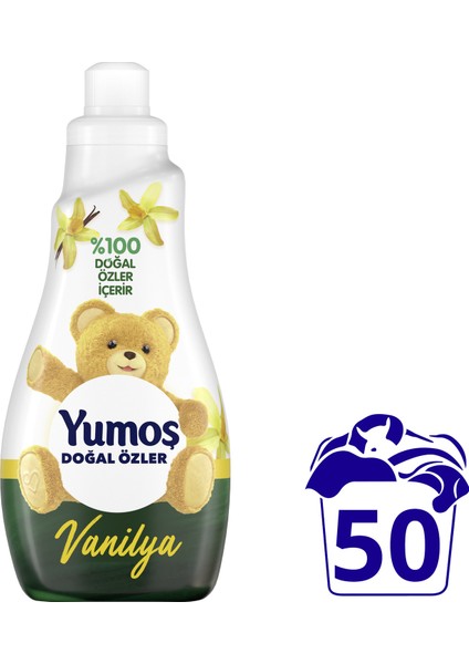 Doğal Özler Konsantre Çamaşır Yumuşatıcısı Vanilya 1200 ml