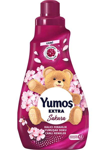 Extra Konsantre Çamaşır Yumuşatıcı Sakura 1008 ml 42 Yıkama