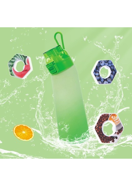 650ML Meyveli Bardak 0 Şeker 0 Kalori Koku Bardağı Damlatmaz Bardak Zıplayan Spor Su Bardağı (Yurt Dışından)