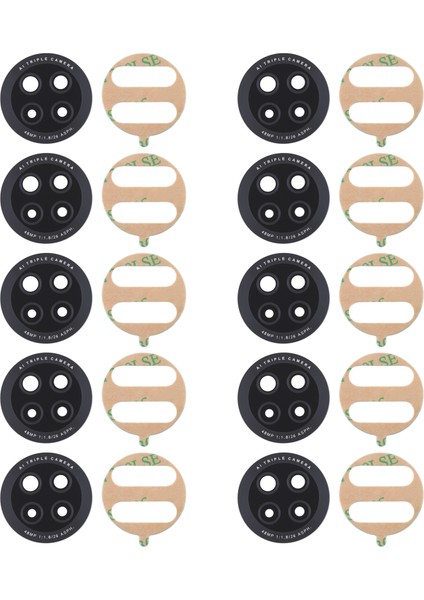 Huawei Y9A Için 10 Parça Arka Kamera Lensi / Enjoy 20 Plus 5g (Yurt Dışından)