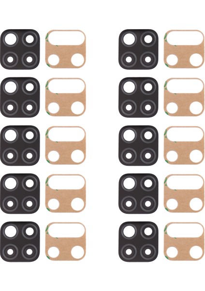 Huawei P40 Için 10 Adet Arka Kamera Lensi (Yurt Dışından)