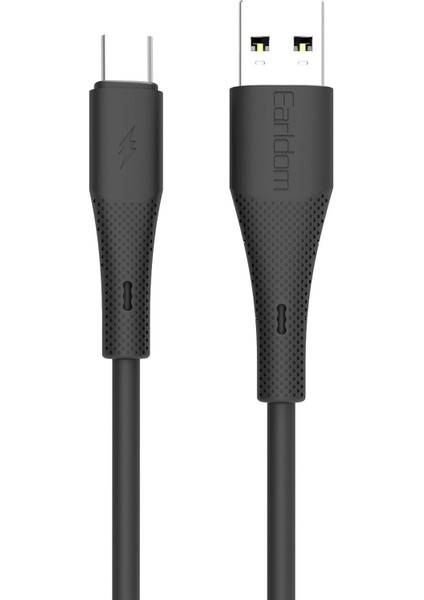 EC-185C 1m 60W USB To Type-C Hızlı Şarj Kablosu - Siyah