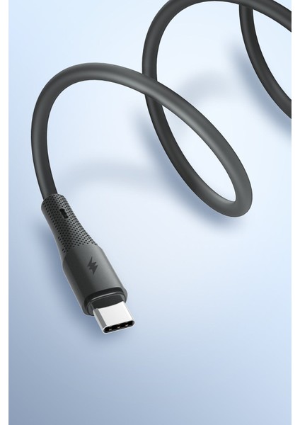 EC-185C 1m 60W USB To Type-C Hızlı Şarj Kablosu - Siyah